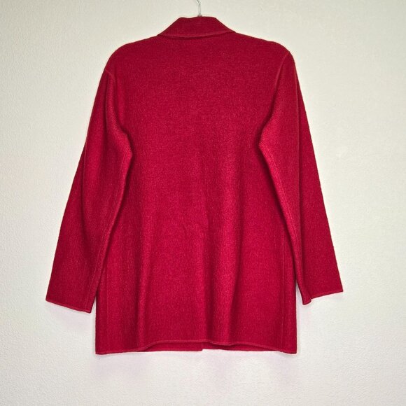 Talbots Womens Vintage Boiled Wool Jacket Cabincore Camping Outdoors s - Picture 3 of 9